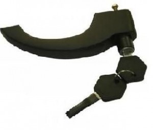 Macaneta Externo Porta Sc 110/111 Preta C/chave Esq.