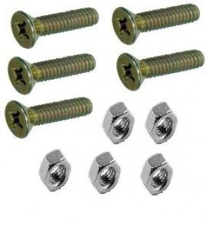 Kit Parafuso Fer Maq.c/chata 6x40