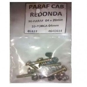 Kit Parafuso Fer Maq.c/panela 4x20
