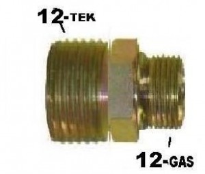 Conector Macho 12x12mm Desmotado