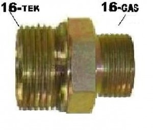 Conector Macho 16x16mm Desmot