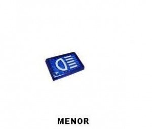 Lente Indicadora farol Alto Mb Ate 88 Mod