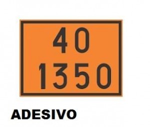 Adesivo Seguranca Enxofre 40.1350 Placa