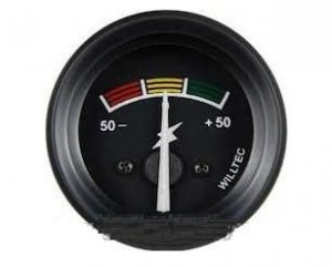 Amperimentro Bat +/-50a Univ 60mm Bateria Universal
