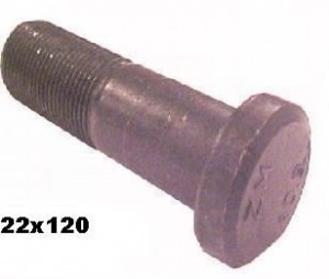 Parafuso Roda Mb Traseira Liso 22x120m R-1.5mm 1618/1632 Ecarruela 1638/2640 Roda De Aluminio Traseira (so Pf) Parafuso