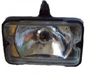 Farol Milha Quad Vidro Comum 155x90 Cr Lata E Vidro