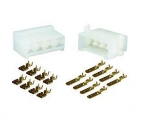 Conector 08 Vias (kit Macho E Femea C/term)