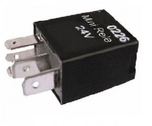 Rele Auxiliar 24v 40/30a 5-term Eletron Reversor 0226-dni
