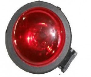 Farol Milha Redondo Mini Verm