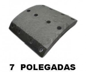Lona Freio Th-12 Terminal (jogo 8 Pc) Traseira Sc 75 T/112/113 D. Carreta Id 79 T Reb.10-12