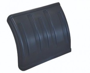 Paralama Plastico Meio Cav/carruela Dianteiro Preto