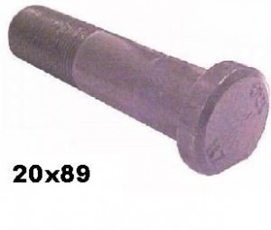 Parafuso Roda Mb Dianteiro Liso 20x89m R-1.5mm 1111/1113 Truck Parafuso