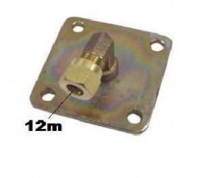 Tampa Tanque Inferior Pas De Combustivel Sc 110/111 A4-877 (tubo 12mm) Tampa Tanque Inferior Passagem De Comb