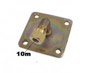 Tampa Tanque Inferior Pas De Combustivel Sc110/111 (tubo 10mm) Tampa Tanque Inferior Passagem De Combustivel