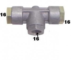 Valvula Transferencia 2vias Tee 16x16 Sc 111 Transferencia