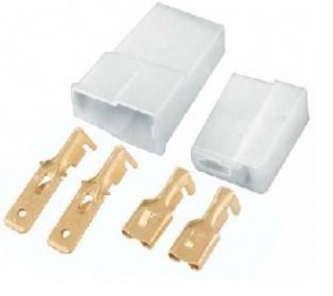 Conector 02 Vias (kit Macho E Femea C/term)
