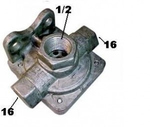 Valvula Descarga Rapida 1/2x16m
