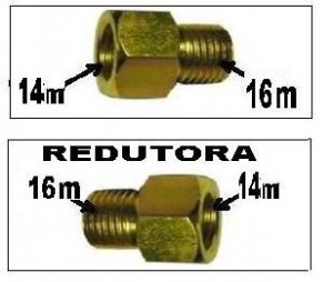 Conexao Relog. Temperatura 16-x14-m Ext Femea Univer Ou Redut 16x14