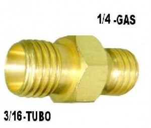 Conector Macho 3/16x1/4 Desmont 3/16-é Igual-5mm