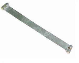 Cinta Escape Volvo Ferro 430mm Parafuso 8mm Suporte Volvo Edc