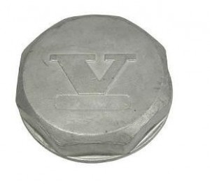 Calota Cubo Dianteiro Graxa Volvo N10 S/ Furo Aluminio Volvo N10/n12b58/b10n