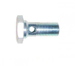 Parafuso Oco 14mm Curto 2-furos Volvo Bomba Oleo Tubo Aliment Turbina Volvo Nl-10/12 Parafuso
