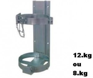 Suporte Extintor 12ou08.kg Caminhao Ferro