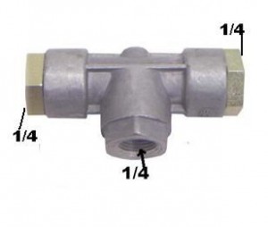 Valvula Transferencia 2vias Tee 1/4x1/4 Sc 111 Transferencia 008001.eng
