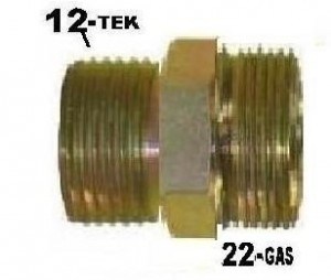 Conector Macho 12x22mm Desmont