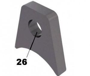 Mancal Pino Tensor Interno 26 Carreta Te 8081400 1410.t