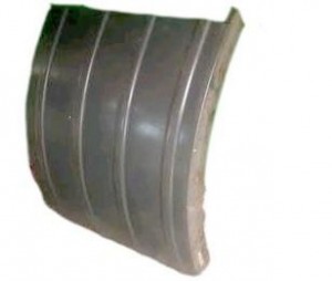 Paralama Ferro Curvo Traseira Carreta Frisado L-dir