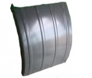 Paralama Ferro Curvo Traseira Carreta Frisado L-esq