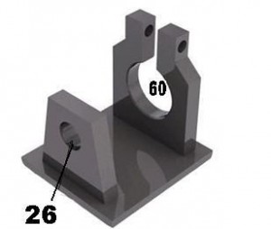 Mancal Pino Tensor 60x26 Carreta Rodo