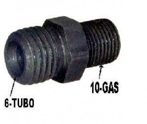 Conector Tubo Lubrif Cabecote Motor (06x10x1.5m) Sc 112/113 Niple