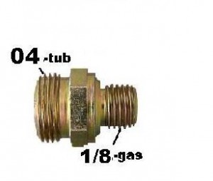 Conector Macho 04x10 04x1/8 Desm