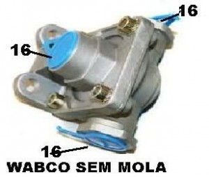 Valvula Descarga Rapida 16x16m Wabco Sem Mola