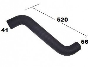 Mangueira Radiador Sup 56x41 X 521mm Titan Vw Serie C