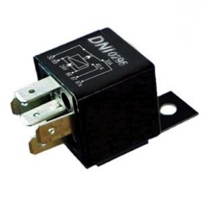 Rele Auxiliar 24v 40/30a 5-term C/ Suporte Reversor