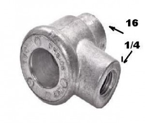 Valvula Descarga Rapida 1/4x16 Cachimbo Suspessor