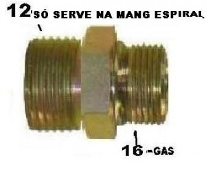 Conector Mangueira Espira 1/2 Não Serve Para Tekalon