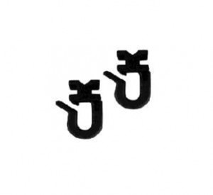 Gancho Cortina (preto) Sc 112/113