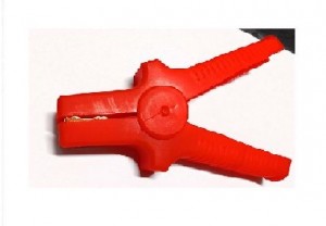 Garra Bateria Grande Plastico Verm