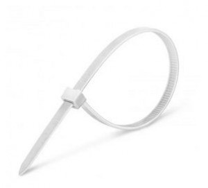 Abracadeira Plastica P/fio 30cm 7.6mm Branca Ou Preta Fita Ret